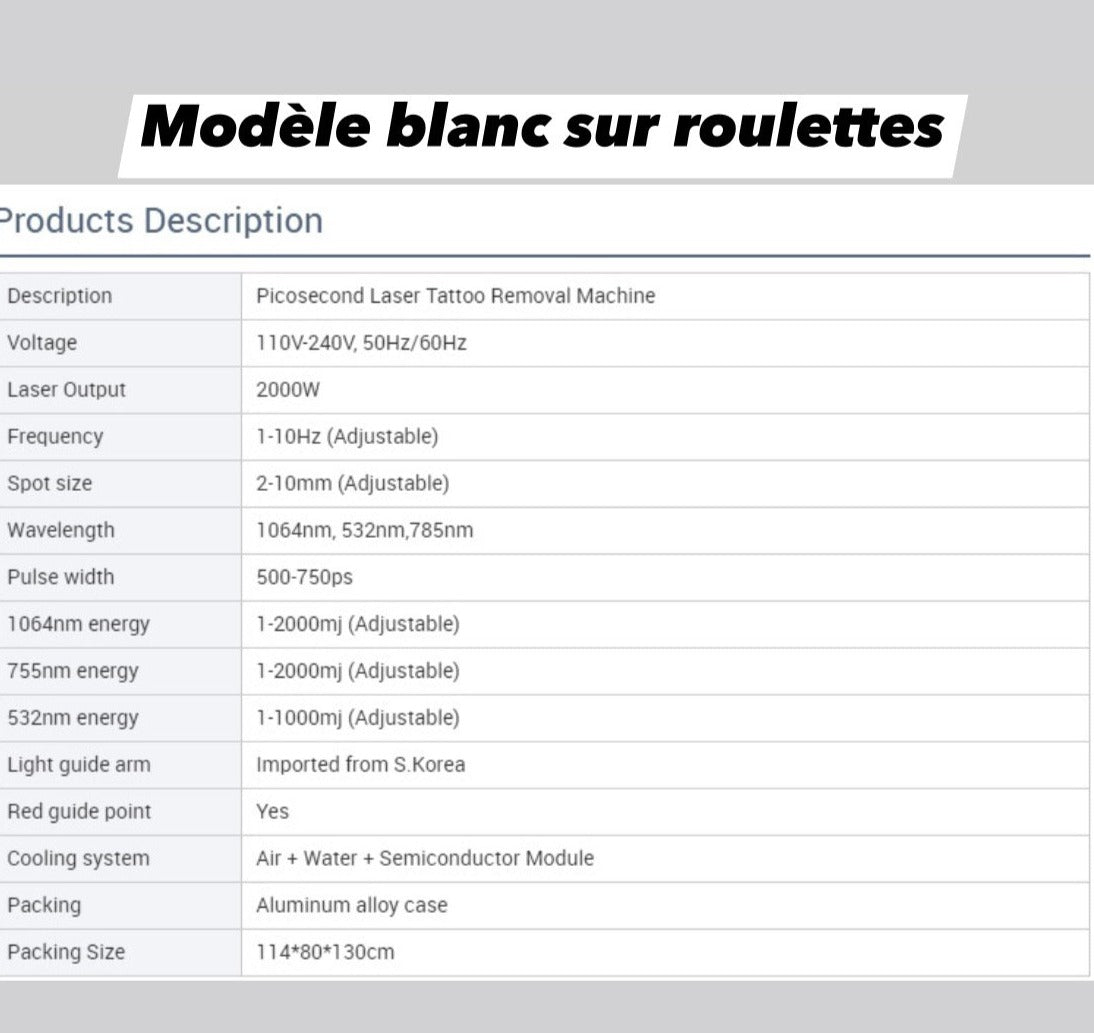 Détatouage au laser