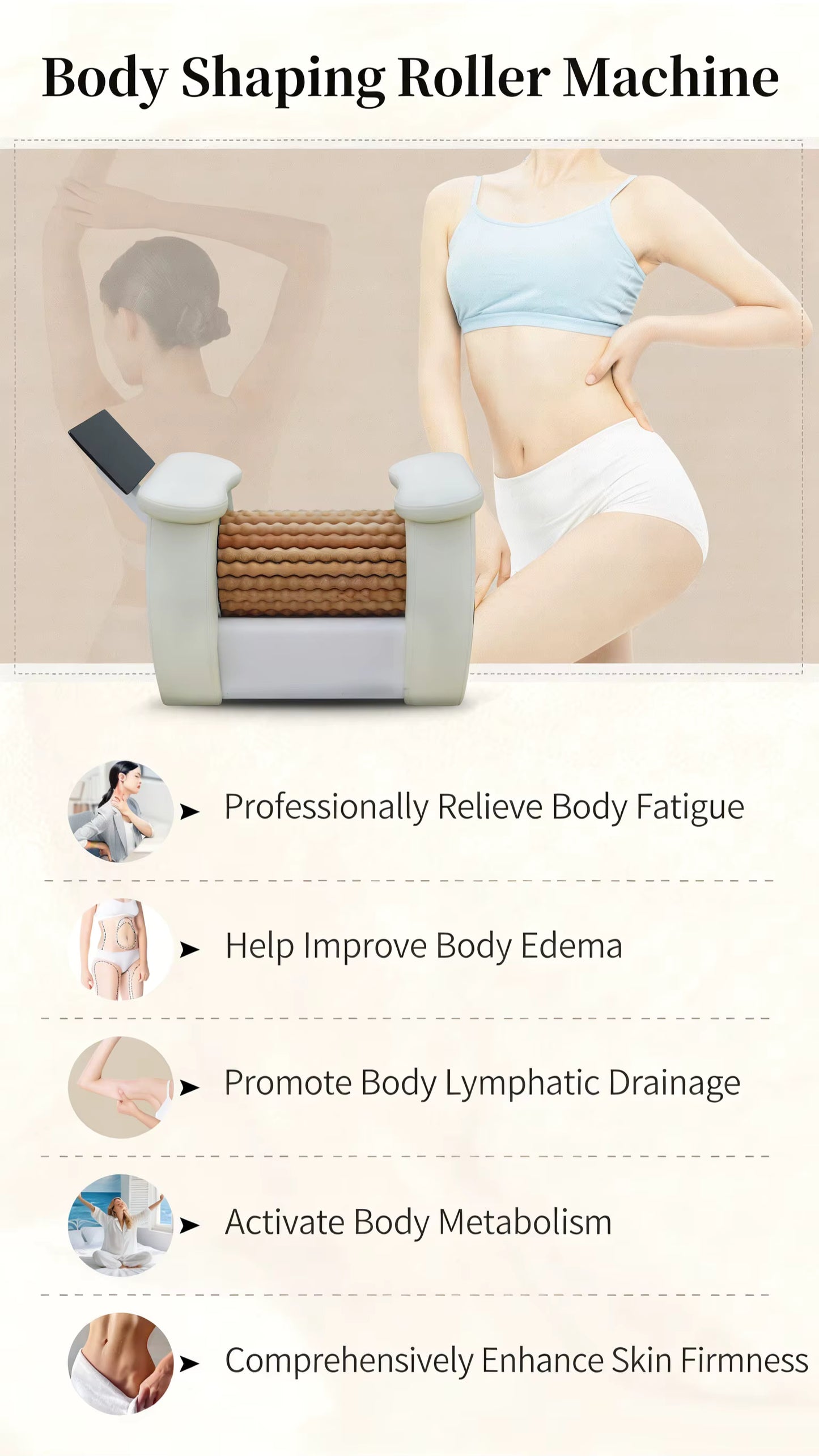 Massage corporel par rouleaux